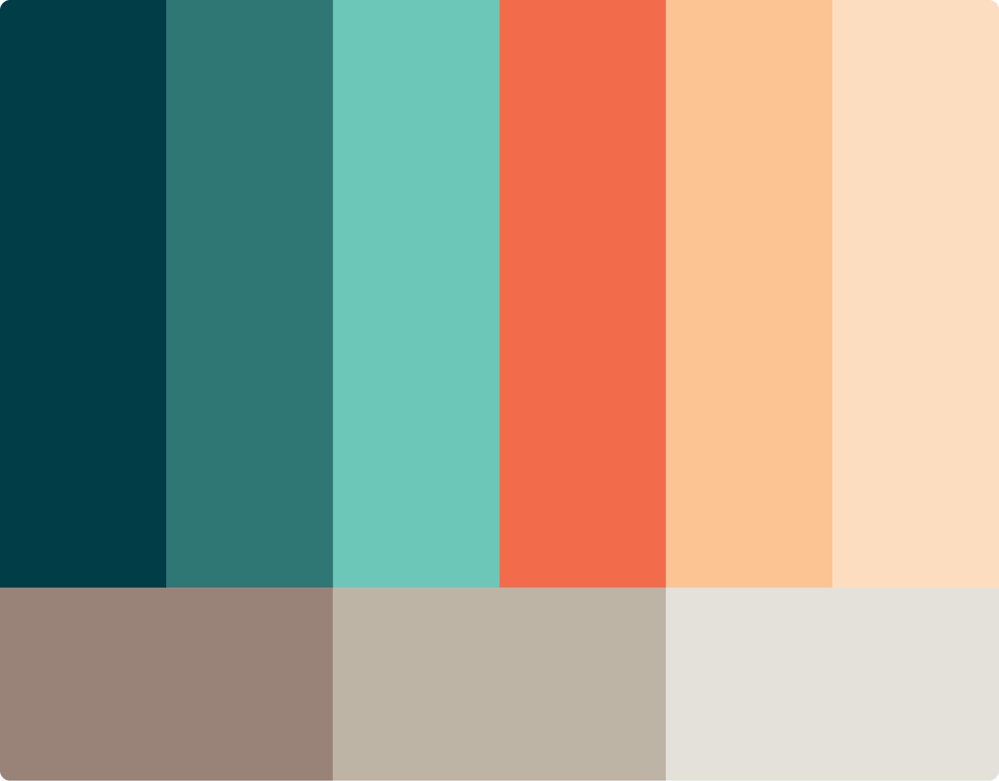 Brand palette